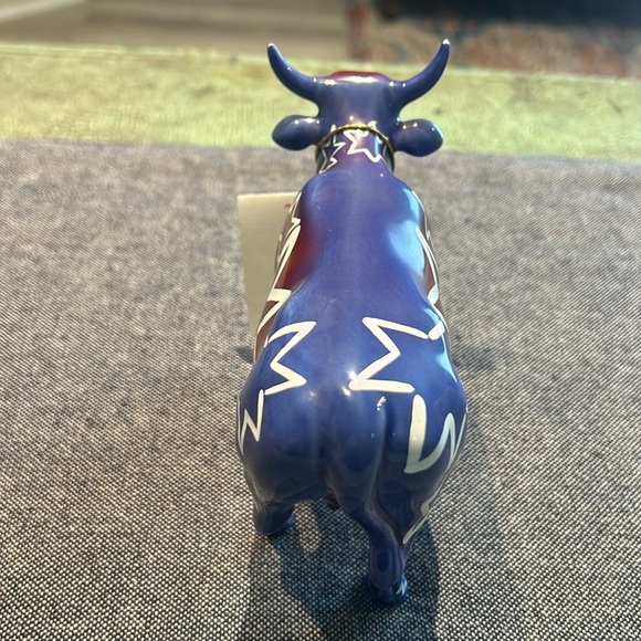 CowParade Chicago Retired Moolennium Y2K 2000 Millennium VERY RARE Ceramic - Picture 4 of 6